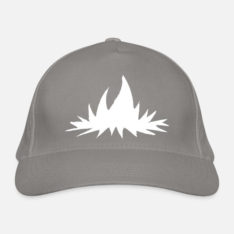 Campfire Camping Nature Forest Fire Vector 9 Organic Baseball Cap