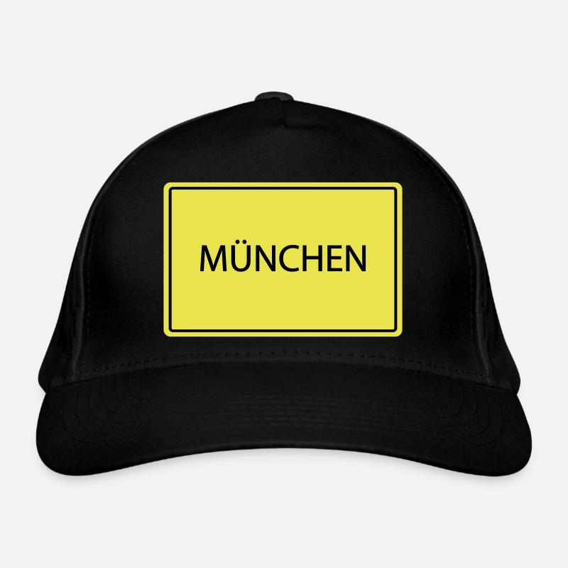 City sign Munich Organic Baseball Cap