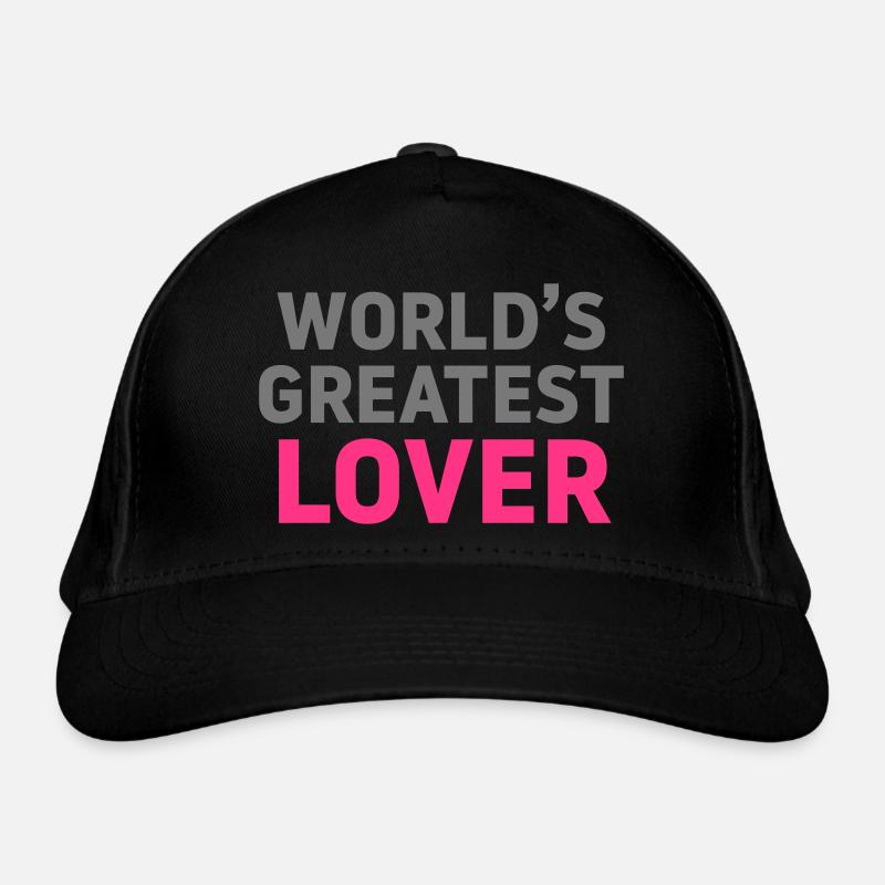 World's greatest lover macho self-confident satire Organic Baseball Cap