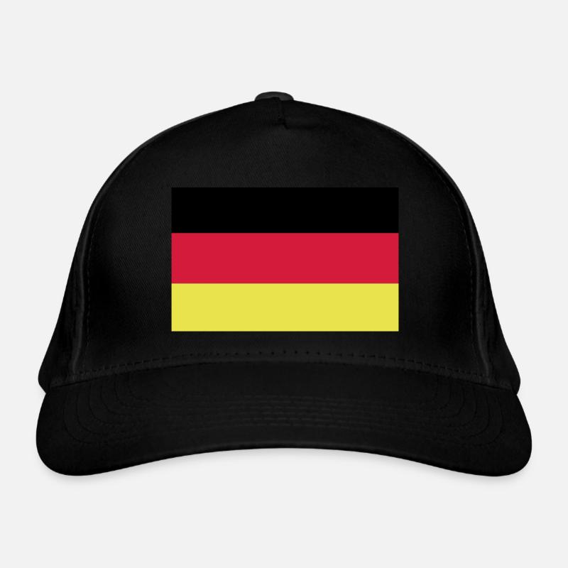 German Flag Organic Baseball Cap