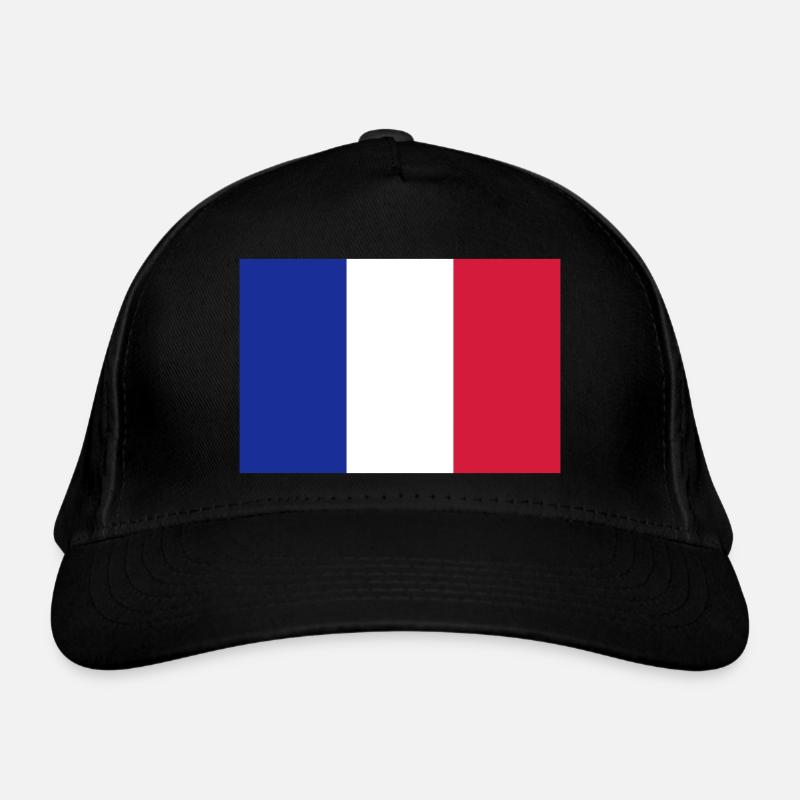 France flag Organic Baseball Cap