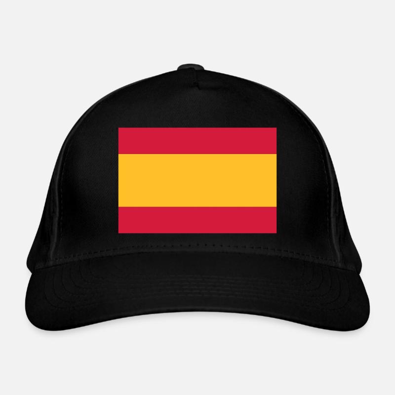 Spanien Flagge Bio-Baseballkappe