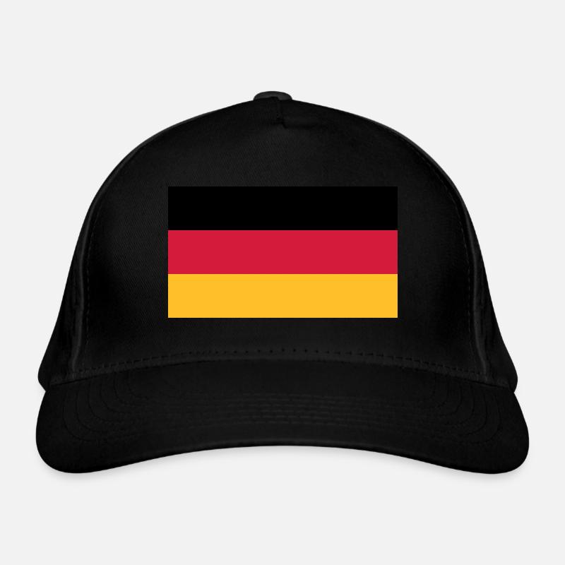 Allemagne drapeau drapeau noir rouge or Casquette classique bio