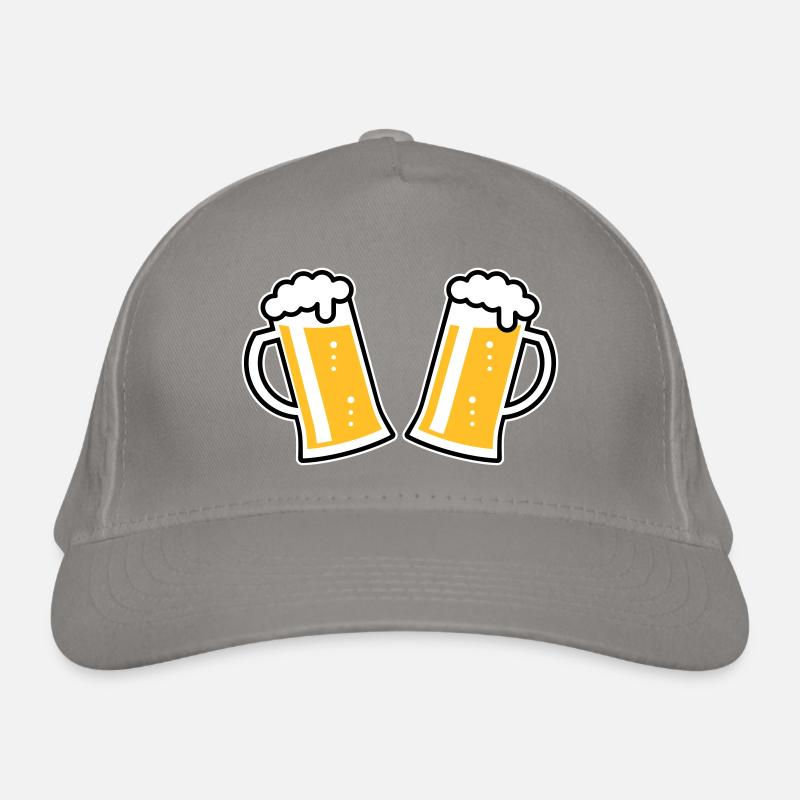 2 chopes à bière Prosten (bière / chope à bière / 3C) Casquette classique bio