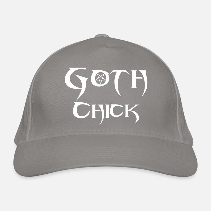Goth Chick (Vector) Bio-Baseballkappe