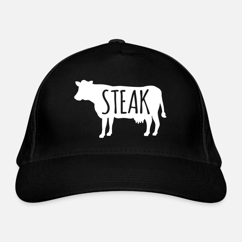 Steak - Casquette classique bio - noir