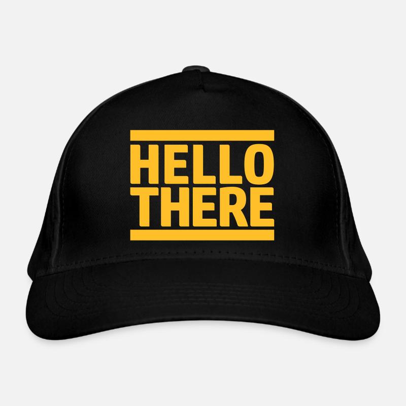 Bonjour jaune Casquette classique bio
