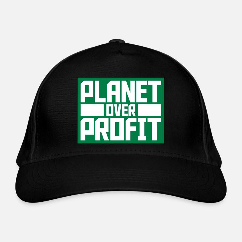 Planète sur le devis de profit Casquette classique bio