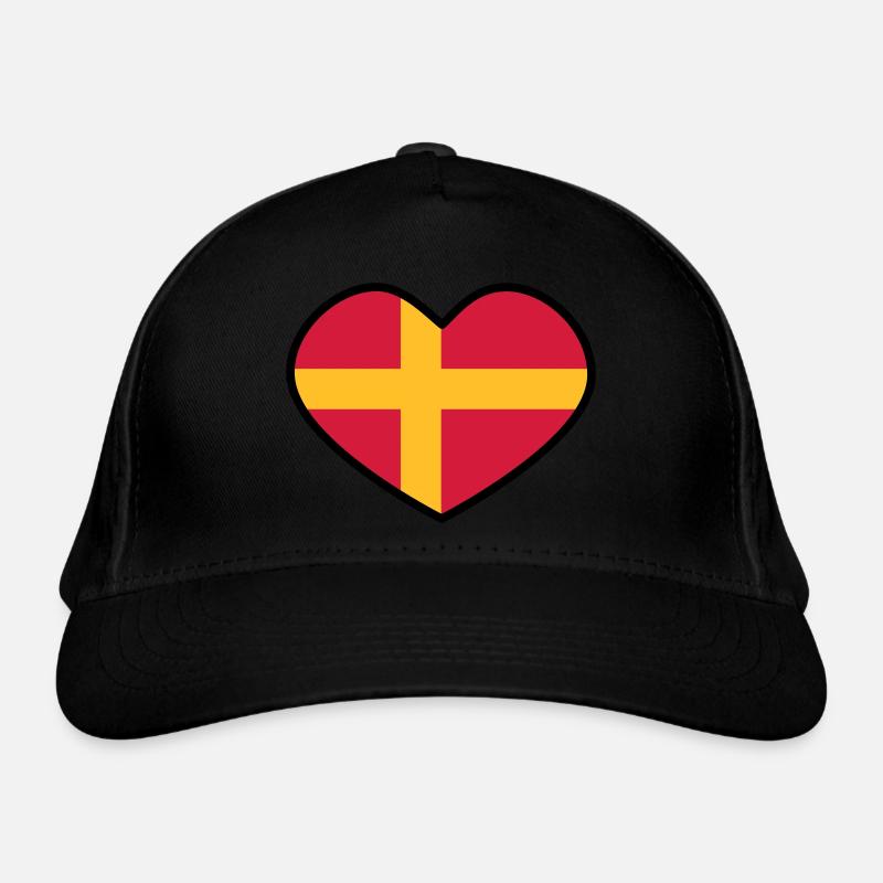 Skåne heart Organic Baseball Cap