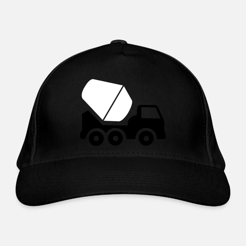 Construction work excavator vehicle Organic Baseball Cap
