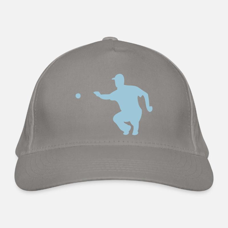 petanque1 pointer ball Organic Baseball Cap