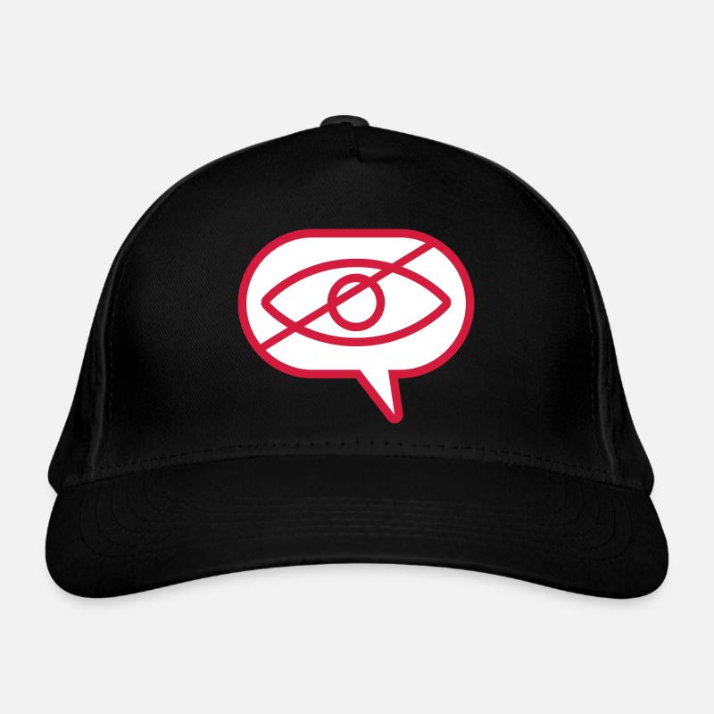 Ne pas voir l’œil visuel Casquette classique bio