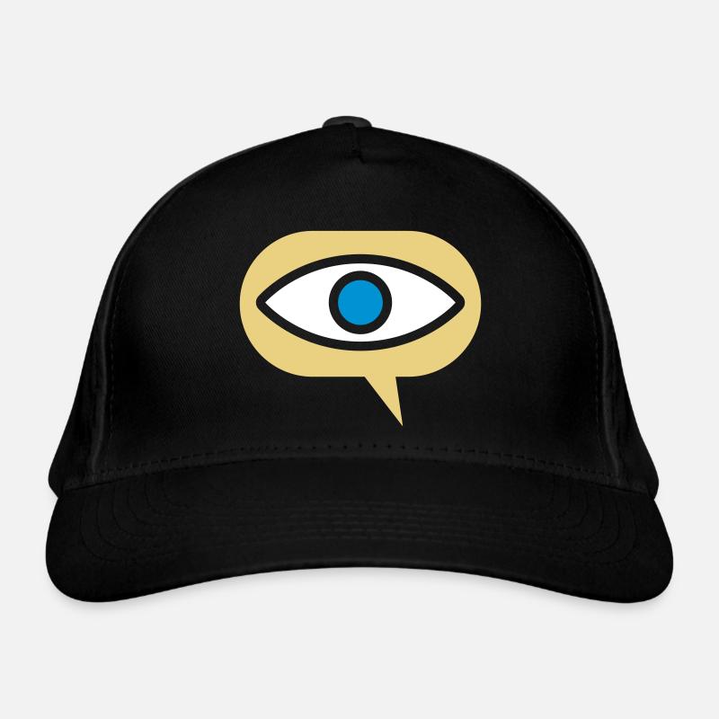 Icon Visuell Sehen Auge Bio-Baseballkappe