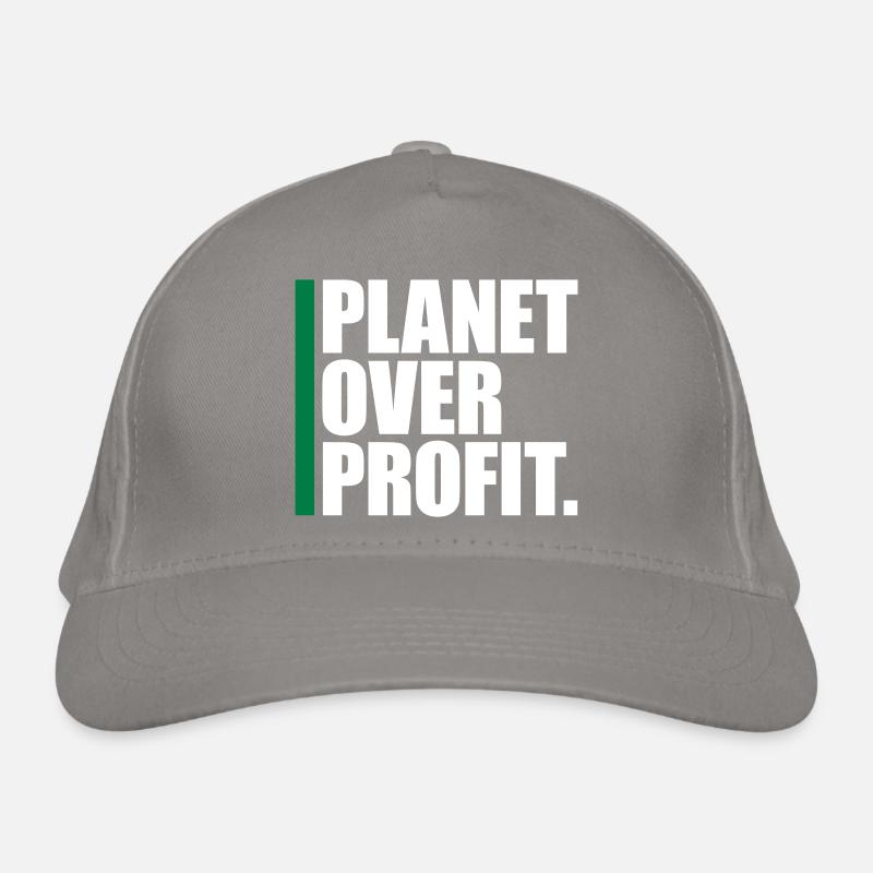 Planète sur le devis de profit Casquette classique bio