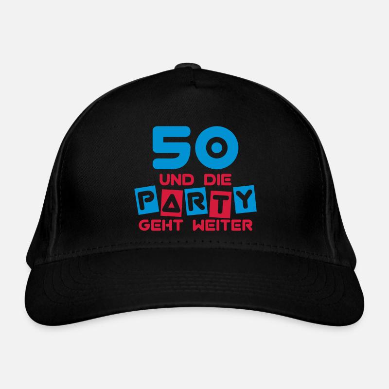 50 years and the party continues ... Organic Baseball Cap