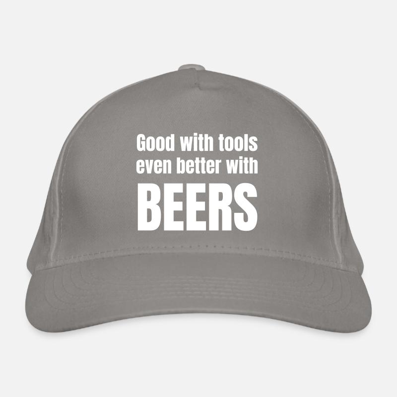 Good with tools even better with beers Organic Baseball Cap