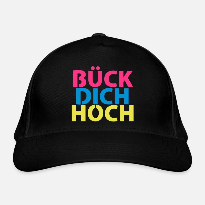 Bück dich hoch! Bio-Baseballkappe