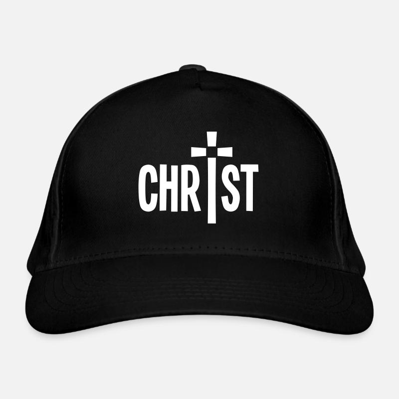 Christ Kreuz Bio-Baseballkappe