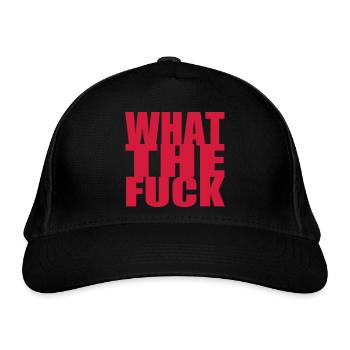What the fuck / WTF - Casquette classique bio - noir - Devant