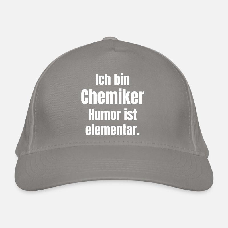 L’humour élémentaire pour les chimistes Casquette classique bio