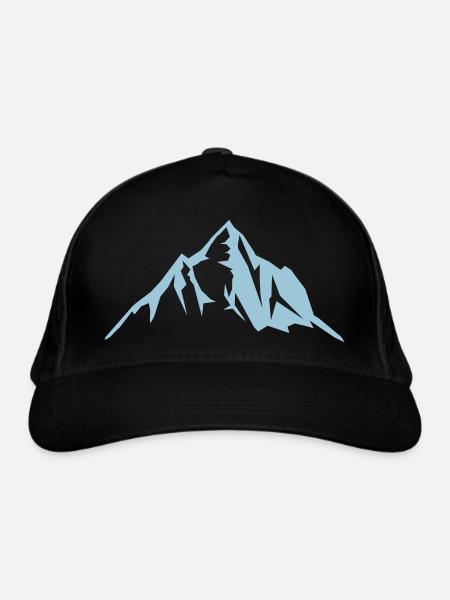 montagne montagna - Berretto da baseball green - nero - Fronte