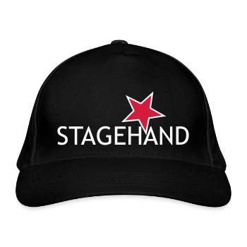 STAGEHAND - Organic Baseball Cap - black - Front