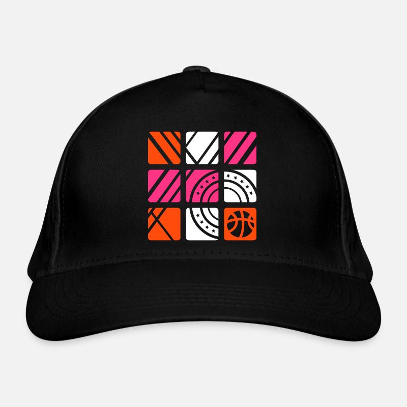Basketball (Quadrate) Bio-Baseballkappe