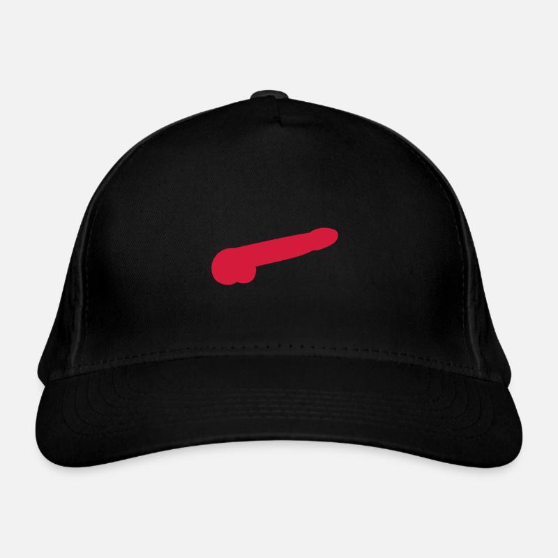 Penis Silhouette Organic Baseball Cap