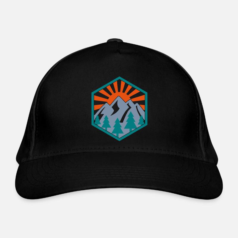 Paysage (emblème outdoor) Casquette classique bio