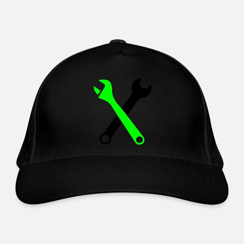 werkzeug schraubenschlüssel 1 Bio-Baseballkappe