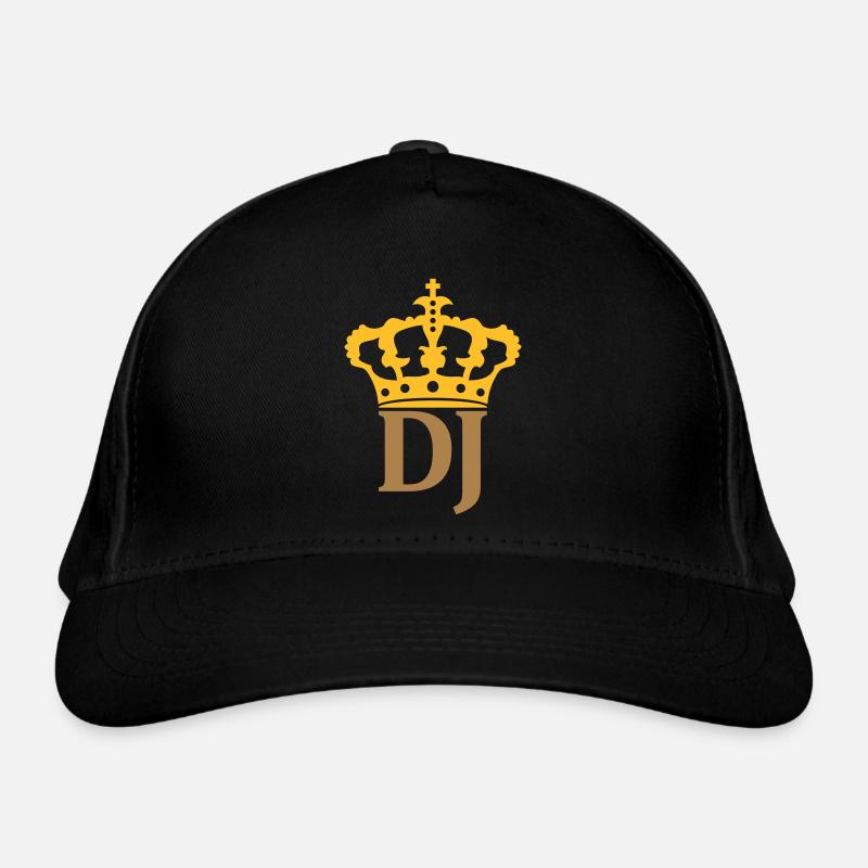 Gold DJ crown Organic Baseball Cap