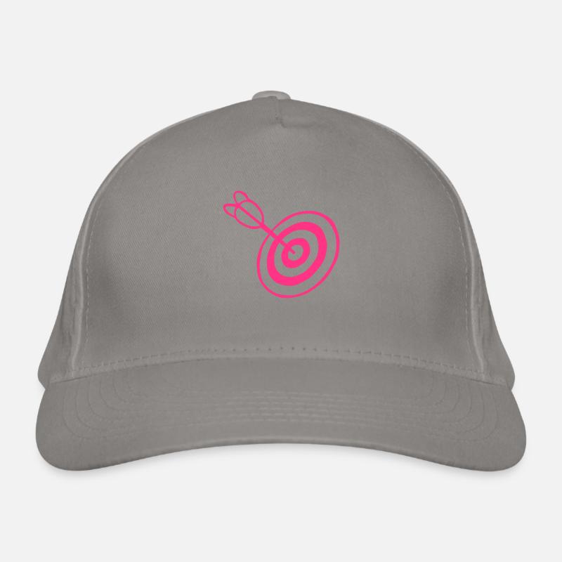 cible fleche flechette mille centre Casquette classique bio