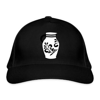 Bembel Design - Bio-Baseballkappe - Schwarz - Vorne
