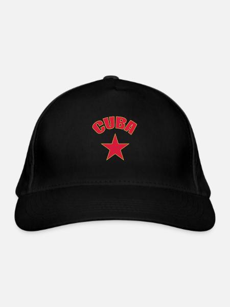 Cuba - Organic Baseball Cap - black - Front