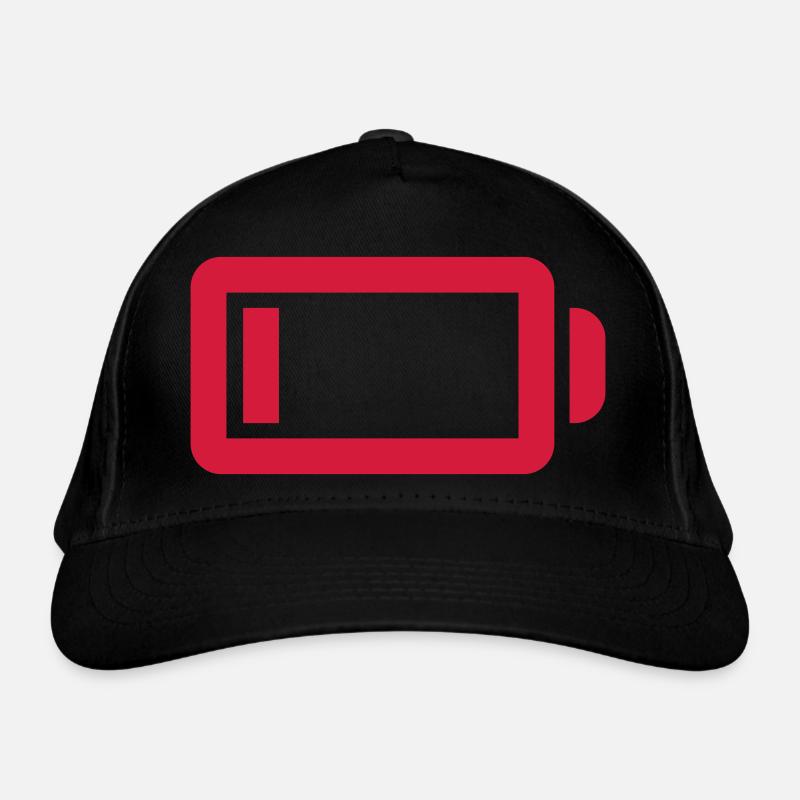 Battery empty no power Organic Baseball Cap