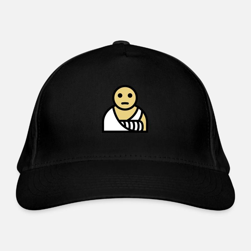 Arm broken plaster bandage Organic Baseball Cap