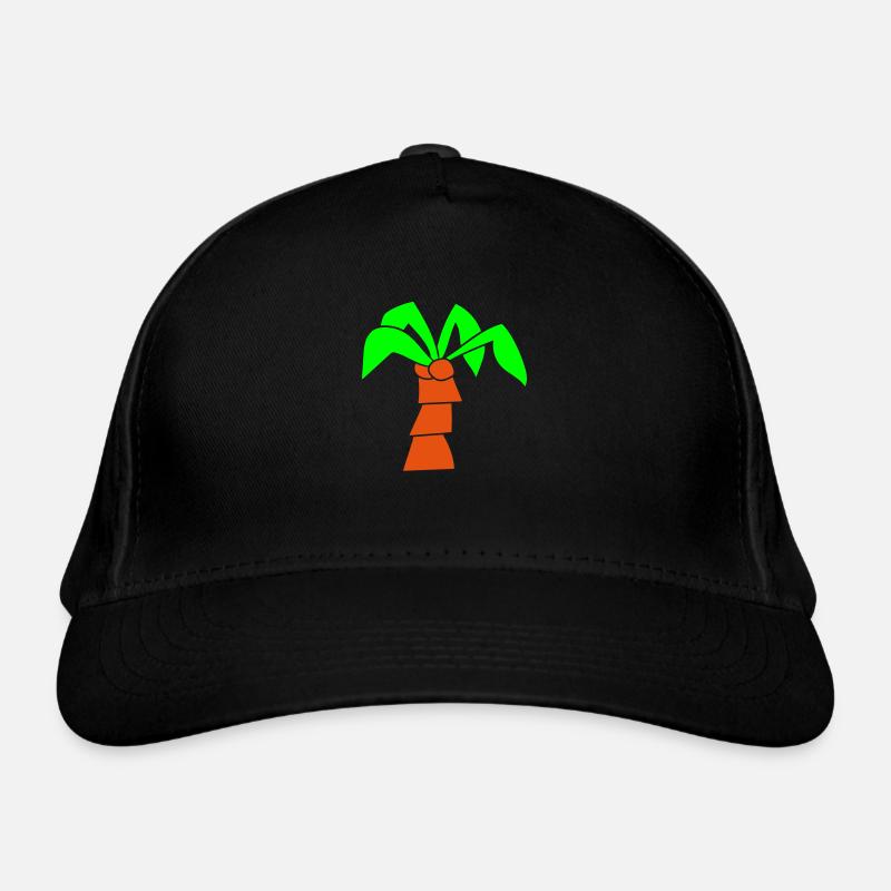 Palm Tree Island Tree Beach Holiday Coconut Sea Cool Organic Baseball Cap