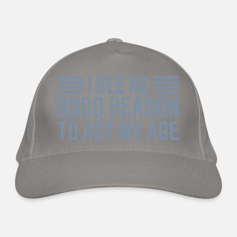 pour agir à mon âge Casquette classique bio