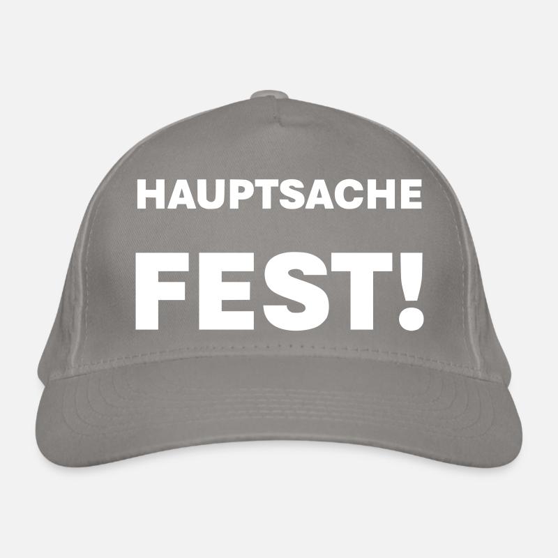 Hautsache fest Bio-Baseballkappe