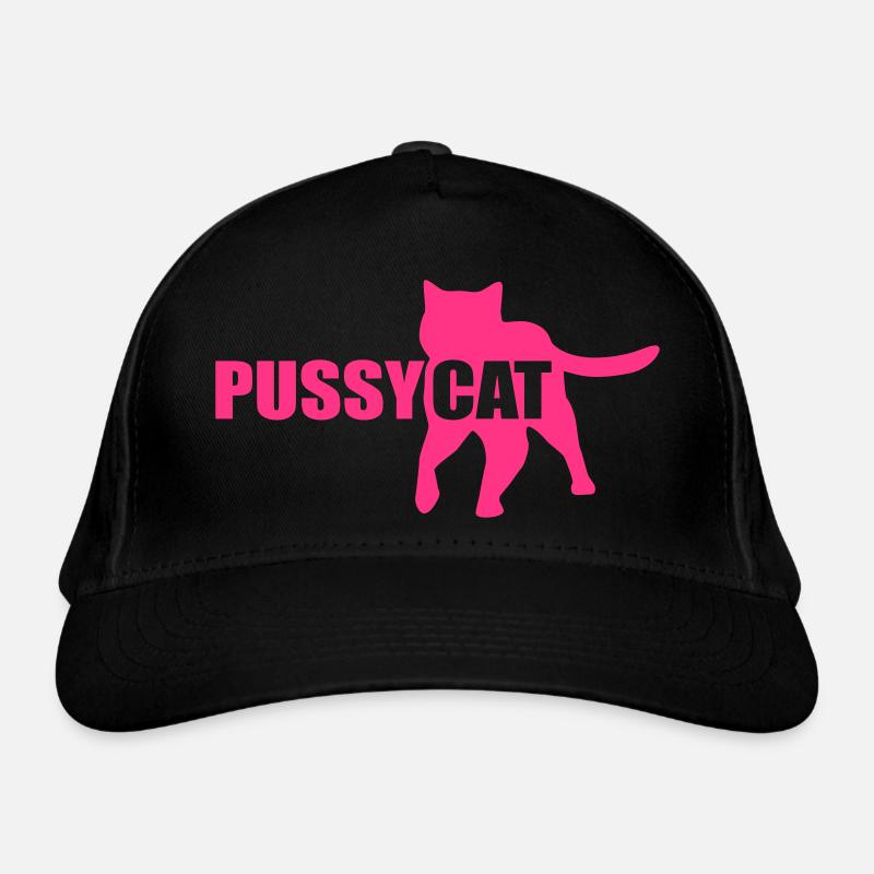 Pussycat cat kitty graphique vectoriel Casquette classique bio