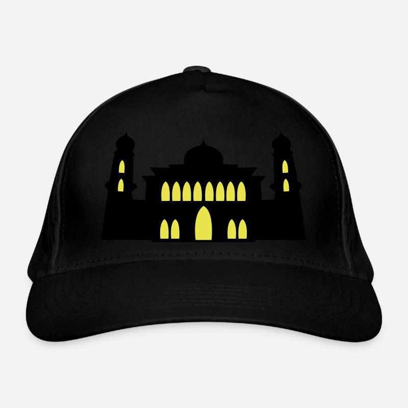 mosquée, silhouette Casquette classique bio