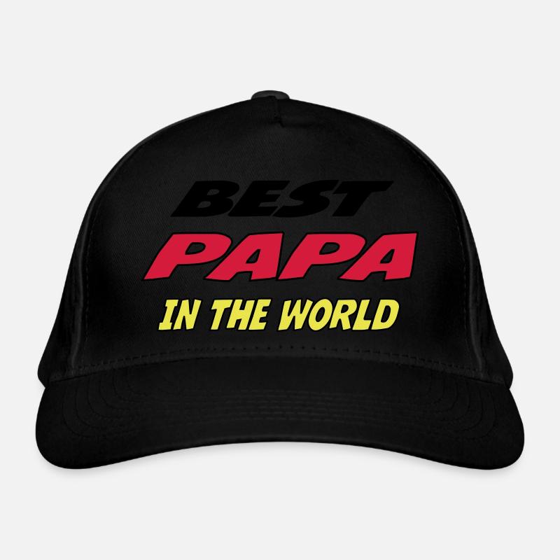 Best PAPA in the world Casquette classique bio