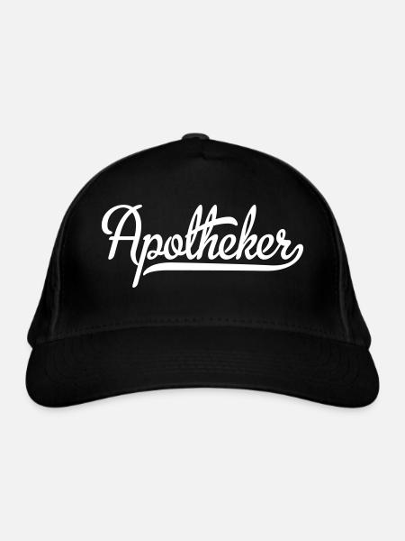 Apotheker - Bio-Baseballkappe - Schwarz