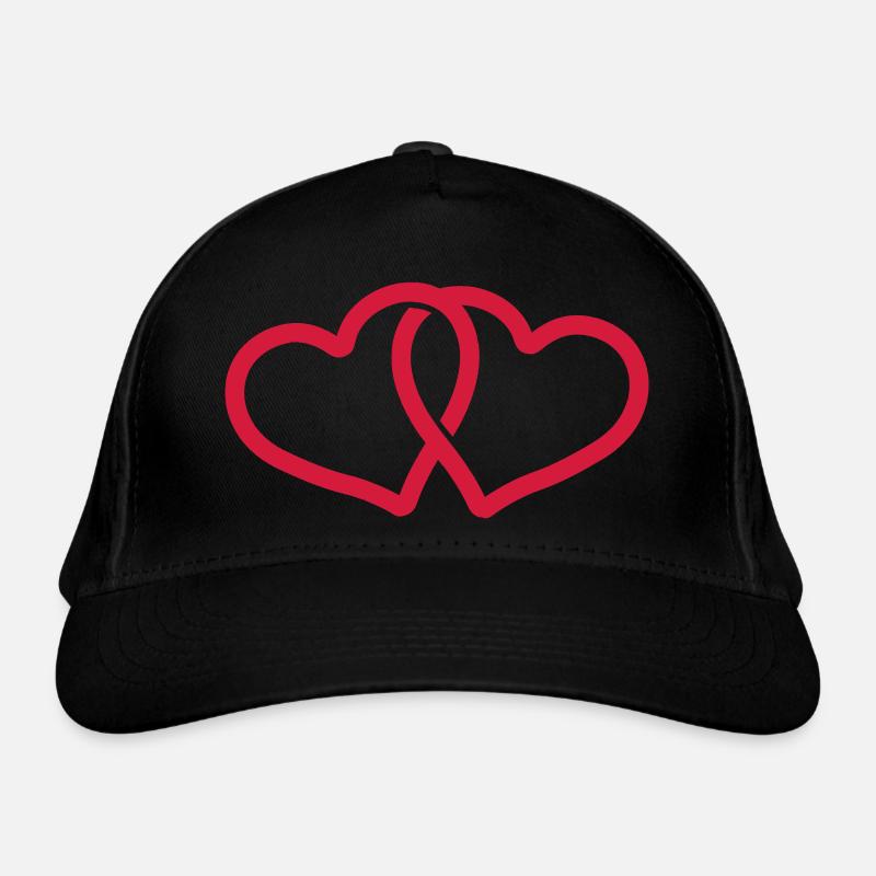 couple heart Organic Baseball Cap