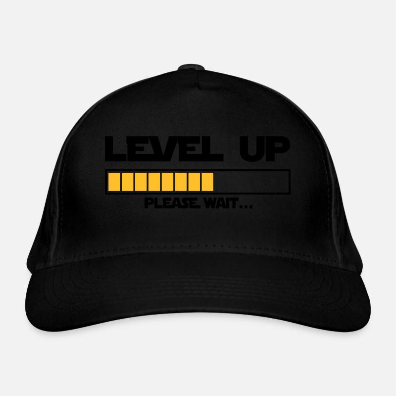 level up please wait Casquette classique bio