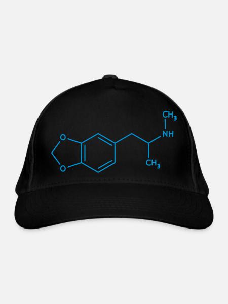 MDMA - Bio-Baseballkappe - Schwarz