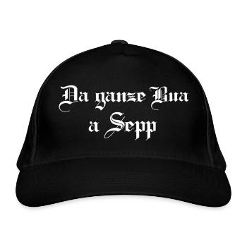 Sepp - Bio-Baseballkappe - Schwarz - Vorne