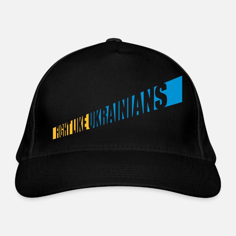 fight like ukrainians Zitat Bio-Baseballkappe