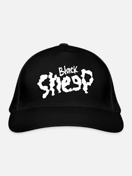 Black Sheep - Bio-Baseballkappe - Schwarz