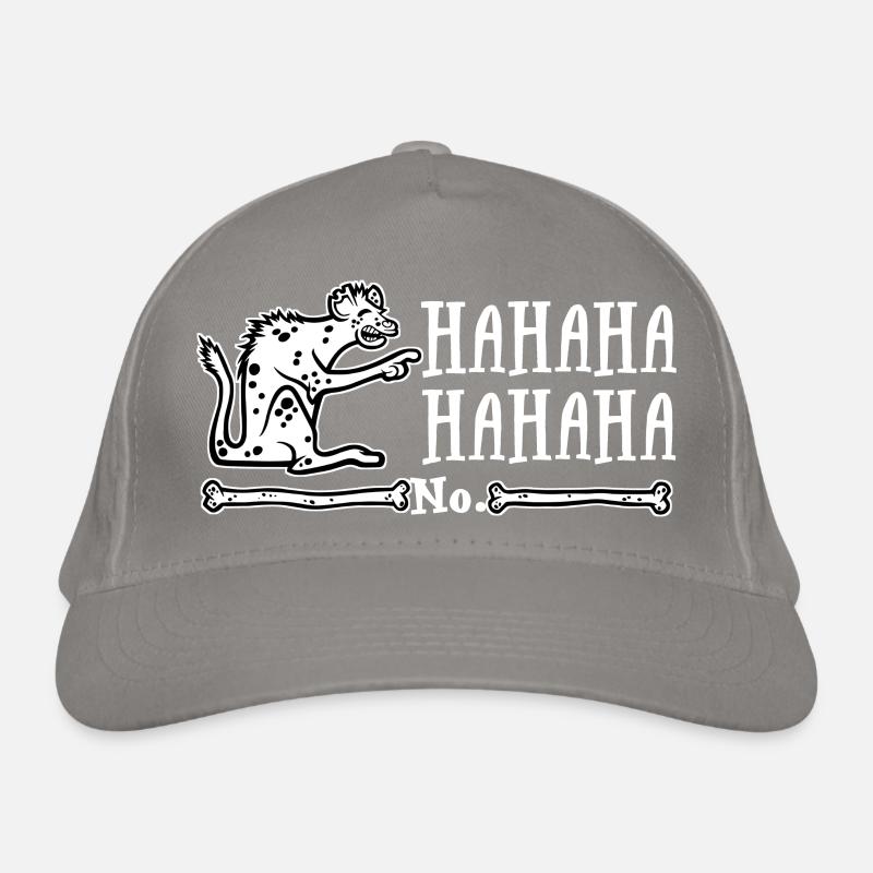 Lachende Hyäne Bio-Baseballkappe